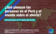 Opiniones globales sobre el aborto 2022
