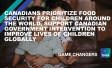 Canadians Prioritize Food Security for Children around the World, Support Canadian Government Intervention to Improve Lives of Children Globally 