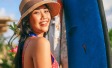 happy asian woman