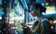 Frau nutzt KI Technologie im Alltag