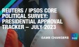 Reuters / Ipsos Core Political Survey: Presidential Approval Tracker July 2023