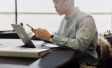 man working laptop business