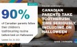 Nine in ten (90%) Canadian parents have a toothbrushing routine with their children that they follow every night including before bed on Halloween. 