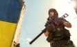 Ukrainischer Soldat an der Front