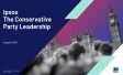 Ipsos Conservative Party Leadership Poll - August 2024
