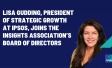 Lisa Gudding, president of strategic growth at Ipsos, joins the Insights Association’s Board of Directors