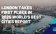 Londen staat op nummer één in het World's Best Cities rapport van 2025. 