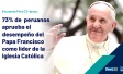 73% de peruanos aprueba la labor del Papa Francisco
