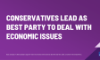 Conservatives Lead as Best Party to Deal with Economic Issues