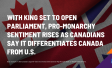 With King Set to Open Parliament, Pro-monarchy Sentiment Rises as Canadians Say It Differentiates Canada from U.S. 