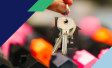 Photo of person holding house keys