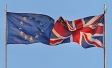 Britain and EU flags