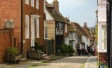 Houses on street