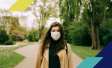 Image of woman wearing a mask