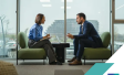 2 business people in the workplace