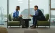 2 business people in the workplace
