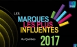 Classement 2017 des marques les plus influentes au Québec