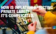 How is inflation affecting private label? 