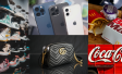Picture of branded products - NIKE, Apple, Gucci, McDonald's, Coca-Cola