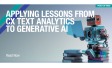 Applying Lessons from CX Text Analytics to Generative AI | Ipsos