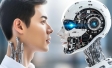 imagem robô e humano