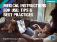 [WEBINAR] Medical Instructions for Use: Tips & Best Practices