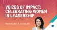 Voices of Impact: Celebrating Women in Leadership