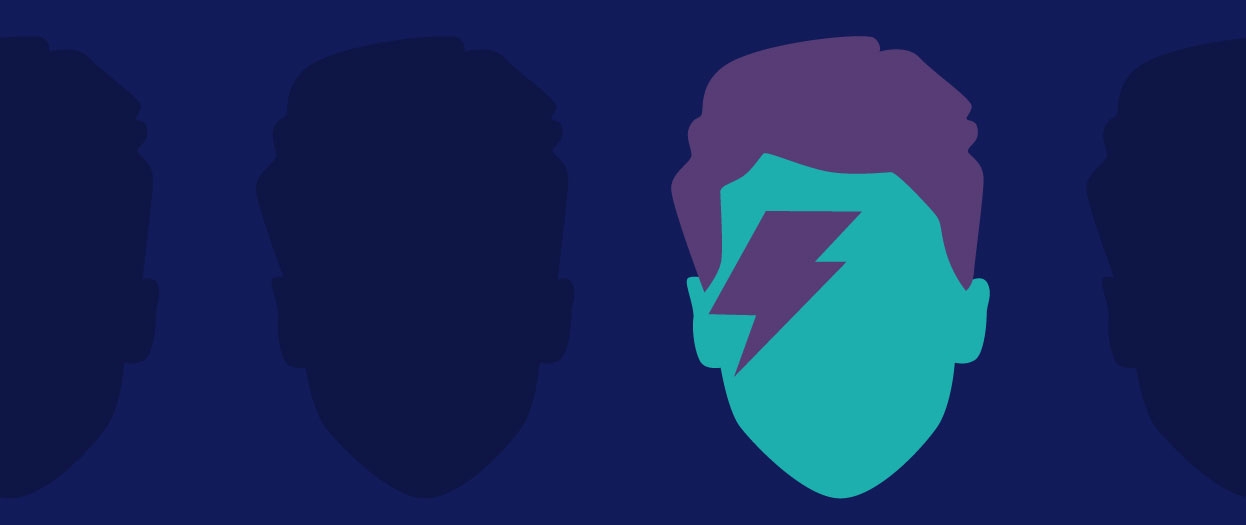 a series of Misfits iconic faces