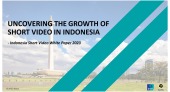 Short video in Indonesia