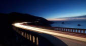 Time laps picture of bridge