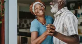 Ipsos Attitudes to Ageing 32-country Survey Report 2025 - Elderly Couple Dancing at Home