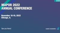 MAPOR 2022 Annual Conference