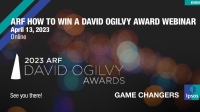 ARF How to Win a David Ogilvy Award Webinar