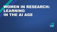 Women in Research: Learning in the AI Age