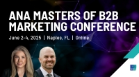 ANA Masters of B2B Marketing Conference