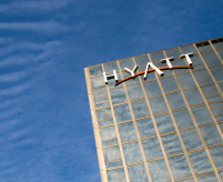 View of Hyatt hotel