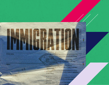 Immigration headline newspaper