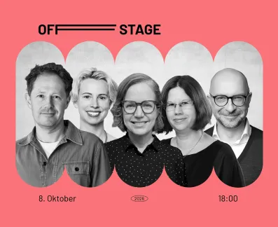 OFF STAGE 8. Oktober 2026 18:00 | Ipsos