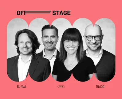 OFF STAGE 6. Mai 2026 18:00
