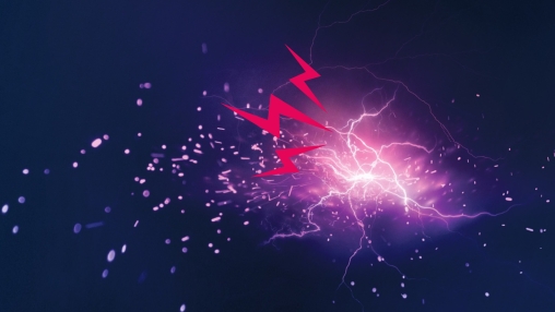 Creative|Spark hero image of Misfits sparks coming from a nebula