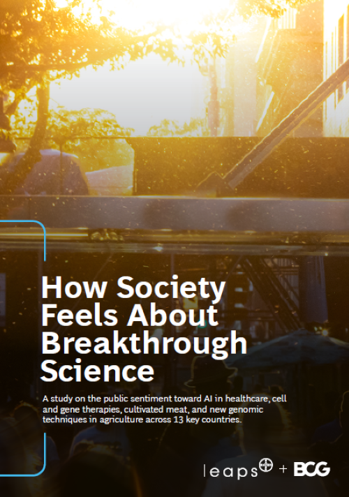 Front cover from the report showing sunrise