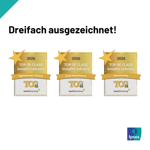 Dreifach ausgezeichnet!