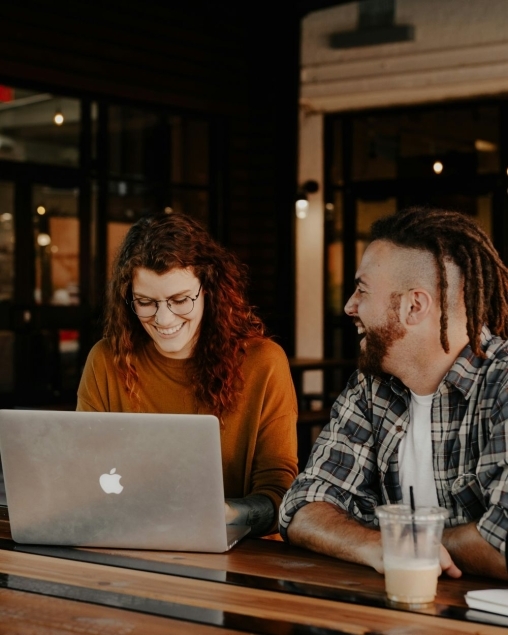 People Laptop Conversation