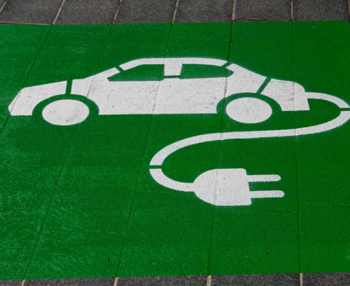 Electric vehicle sign