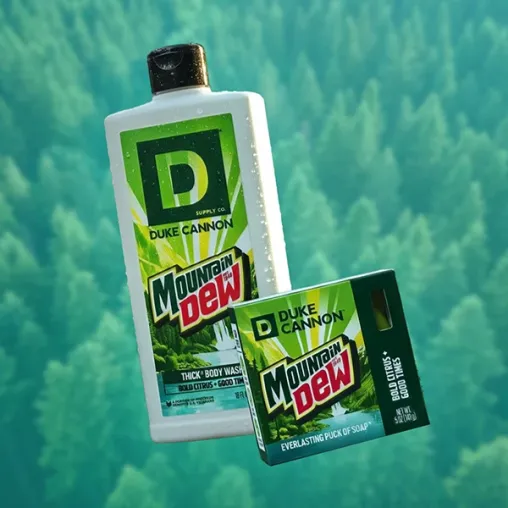 Mountain Dew / Duke Cannon collaboration