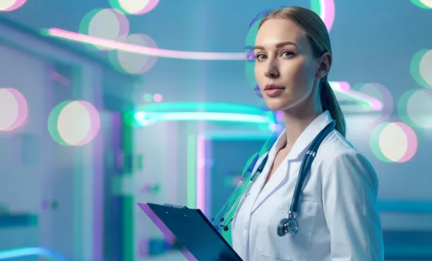 Image of a doctor with a healthcare file