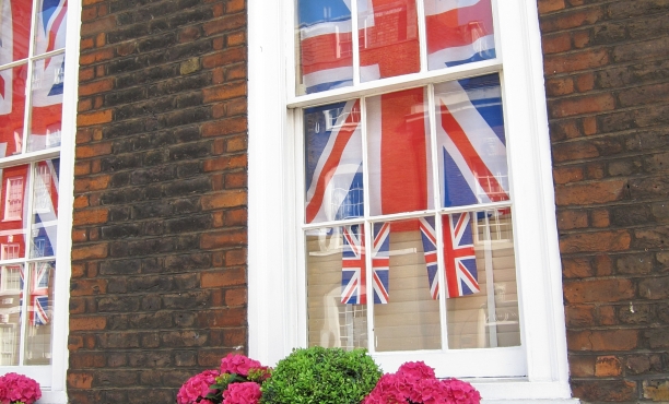 Patriotism is always at it's peak during a British royal wedding