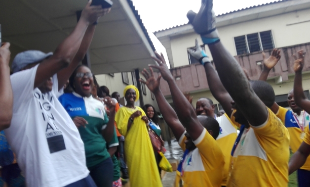 People in Jubilation