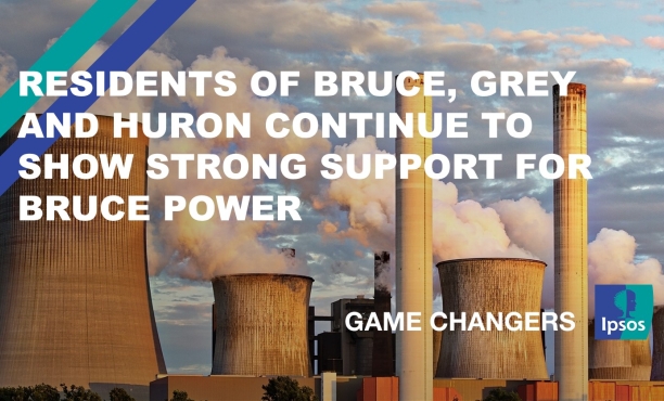 Residents of Bruce, Grey and Huron continue to show strong support for Bruce Power