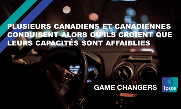 Plusieurs Canadiens et Canadiennes conduisent alors qu’ils croient que leurs capacités sont affaiblies